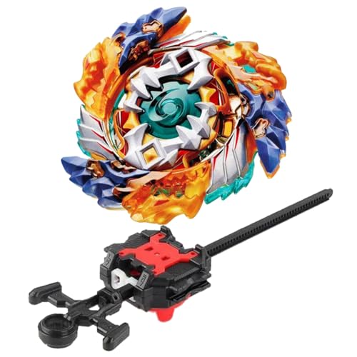 Absdcom B-122 Geist Fafnir Starter Pack - Spinning Top Battle Toy with Launcher for Kids 6-12