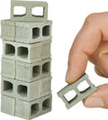 Acacia Grove 1/12 Scale Mini Cinder Blocks (12 Pack) – Real Cement for Dioramas & Dollhouses