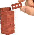 Acacia Grove Mini Red Bricks, 1:6 Scale Real Cement, 16-Pack