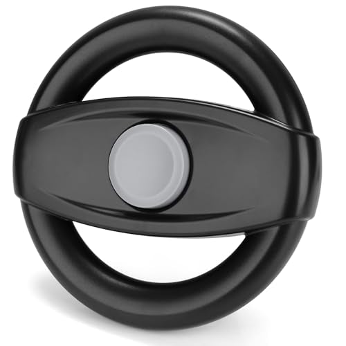 Accmor Stroller Steering Wheel Toy – No-Battery Horn, Velcro Attachment for Strollers & Shopping Carts