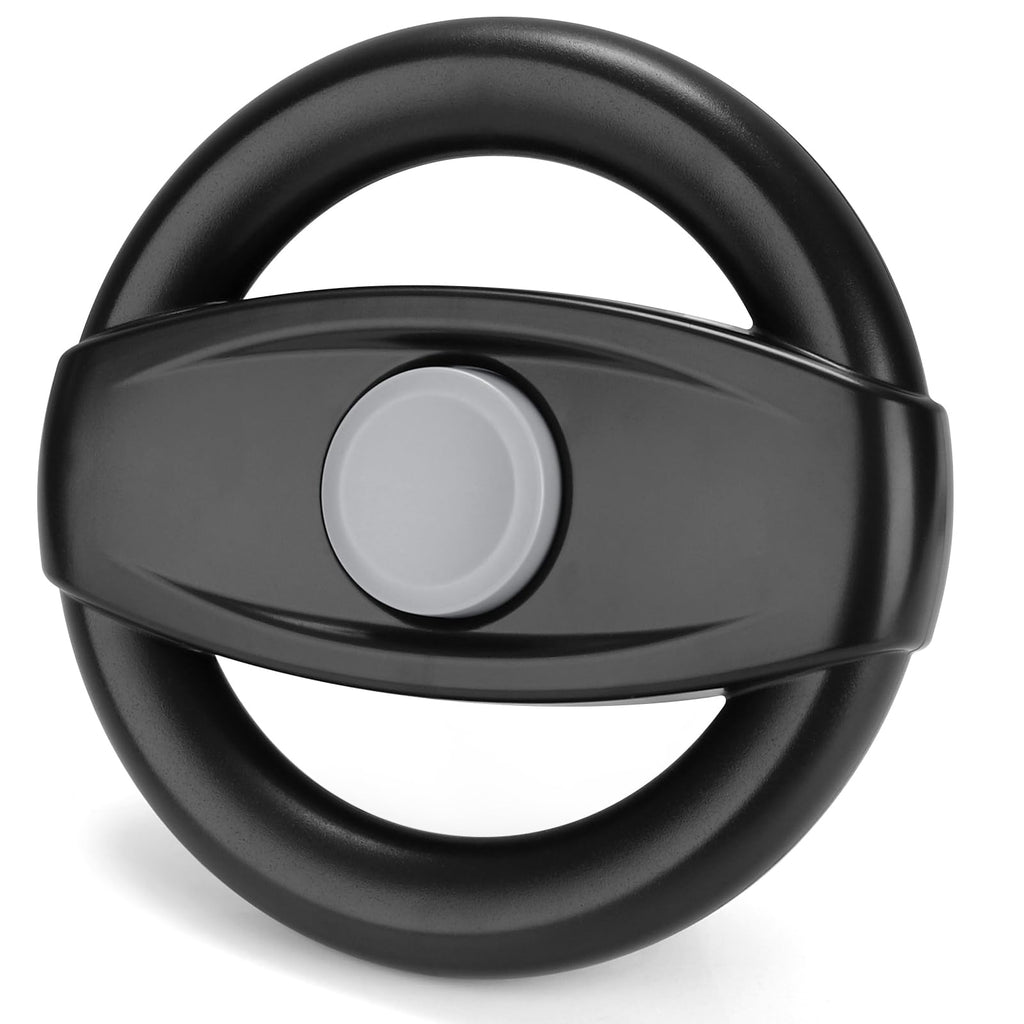 Accmor Stroller Steering Wheel Toy – No-Battery Horn, Velcro Attachment for Strollers & Shopping Carts