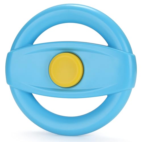 Accmor Stroller Steering Wheel Toy – Simulated Driving Fun for Strollers, Shopping Carts (BPA-Free, No Batteries)