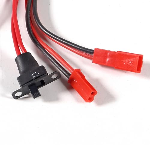 ACEIRMC Mini 20A Brushed ESC 2KHz Forward Reverse Brake for RC Car Boat Tank 5-Pack