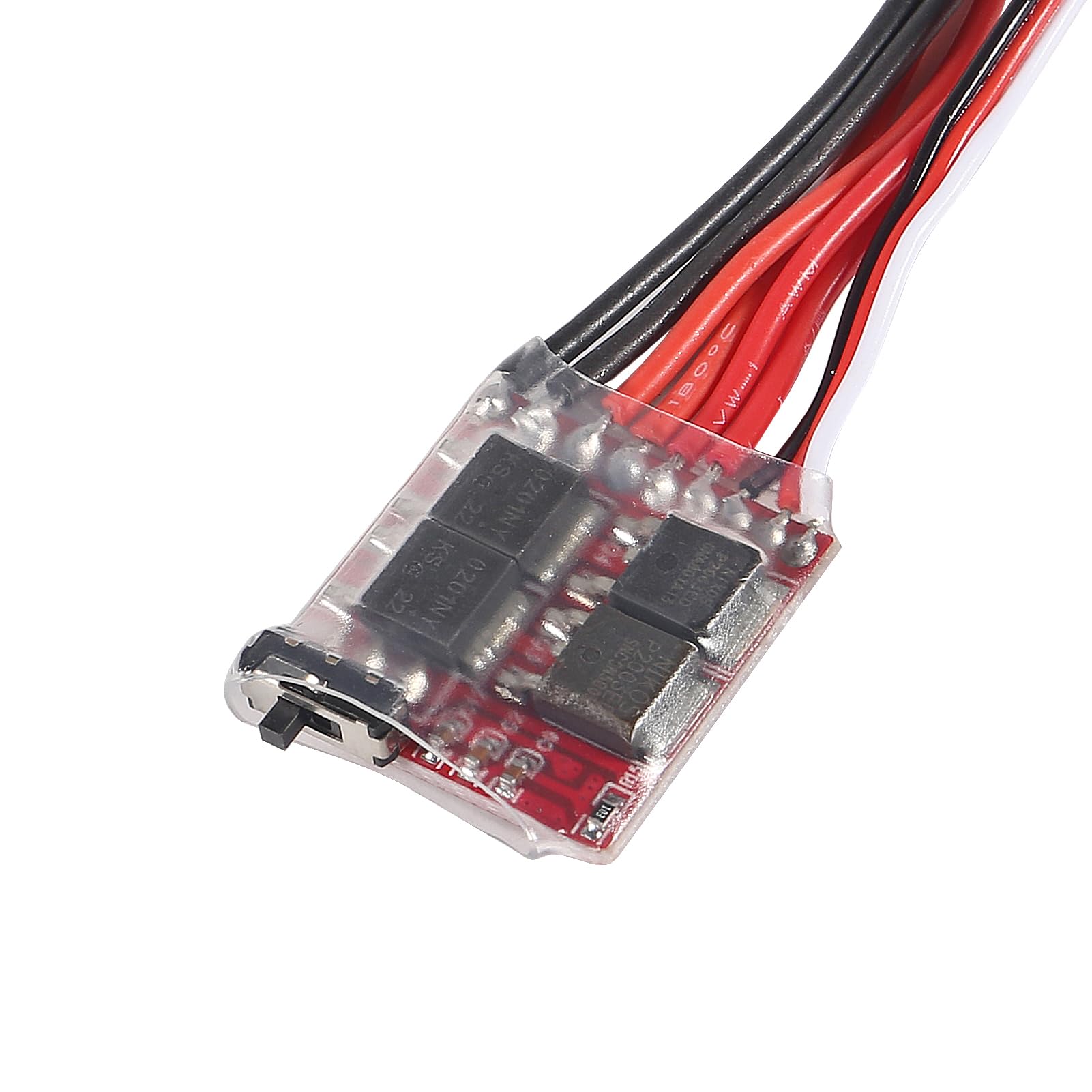 ACEIRMC Mini 20A Brushed ESC 2KHz Forward Reverse Brake for RC Car Boat Tank 5-Pack