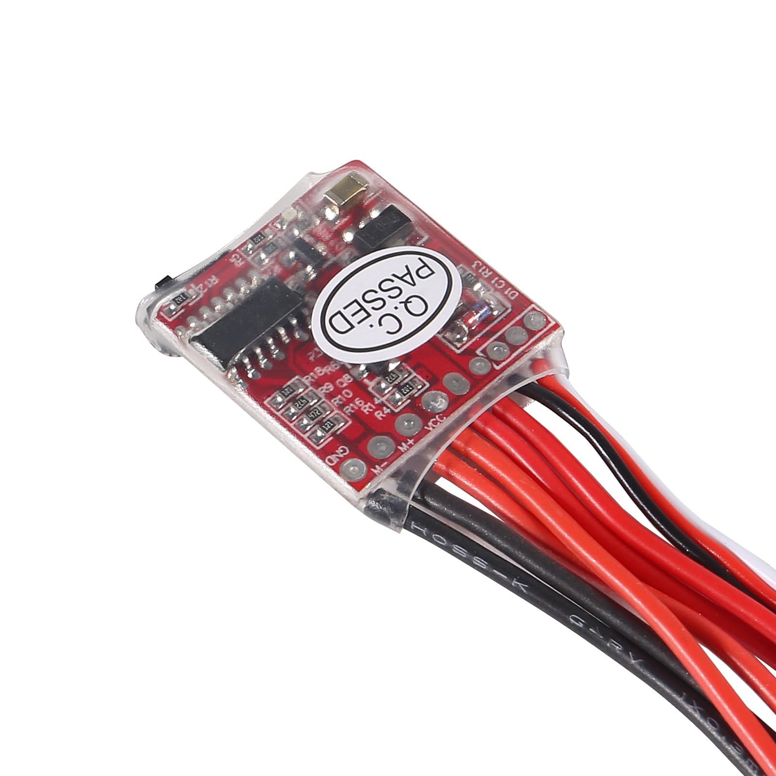 ACEIRMC Mini 20A Brushed ESC 2KHz Forward Reverse Brake for RC Car Boat Tank 5-Pack