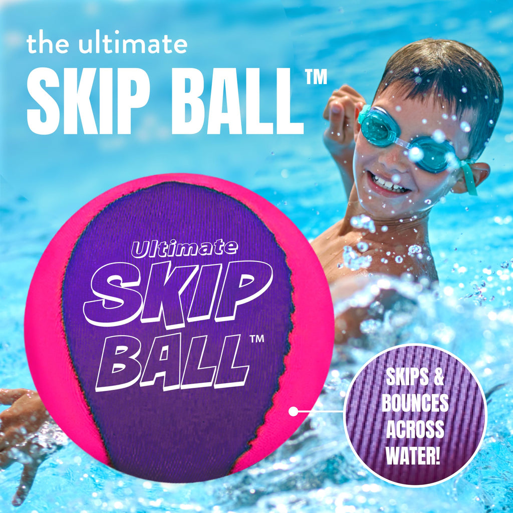 Activ Life Ultimate Water Skip Ball – Bouncing Beach Toy for Pool & Family Fun