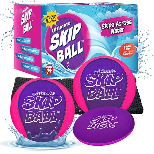 Activ Life Ultimate Water Skip Ball – Bouncing Beach Toy for Pool & Family Fun