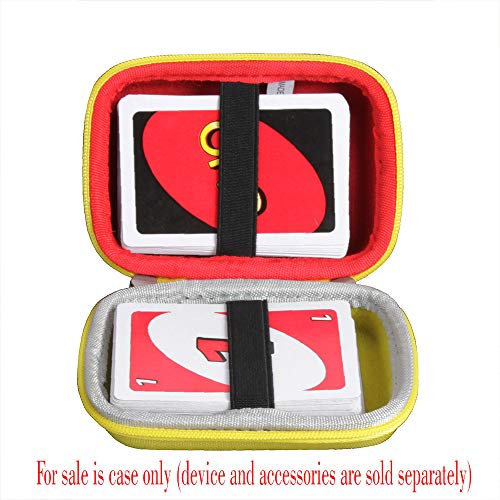 adada Hard Travel Case for Mattel UNO Card Game – Protective EVA Storage (Case Only)