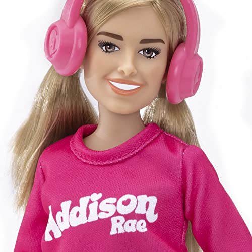 Addison Rae Fashion Doll – Comfy-Themed 11-Inch Doll with Headphones, Tablet & Sneakers
