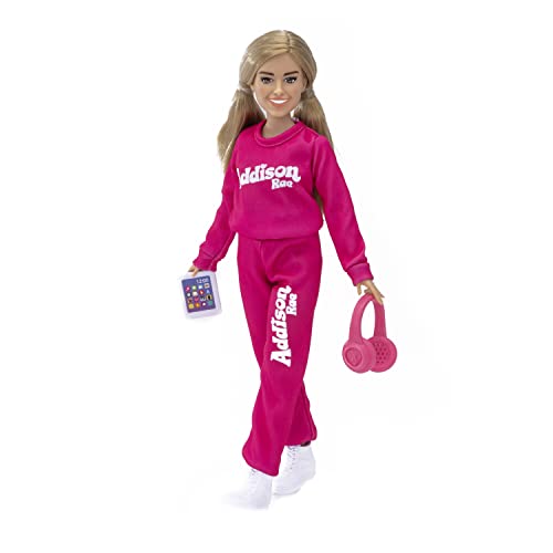 Addison Rae Fashion Doll – Comfy-Themed 11-Inch Doll with Headphones, Tablet & Sneakers