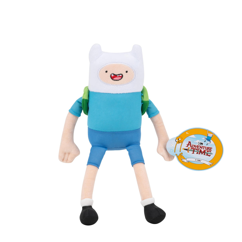 Adventure Time 8-Inch Finn Plush – Super Soft Official Jazwares Toy