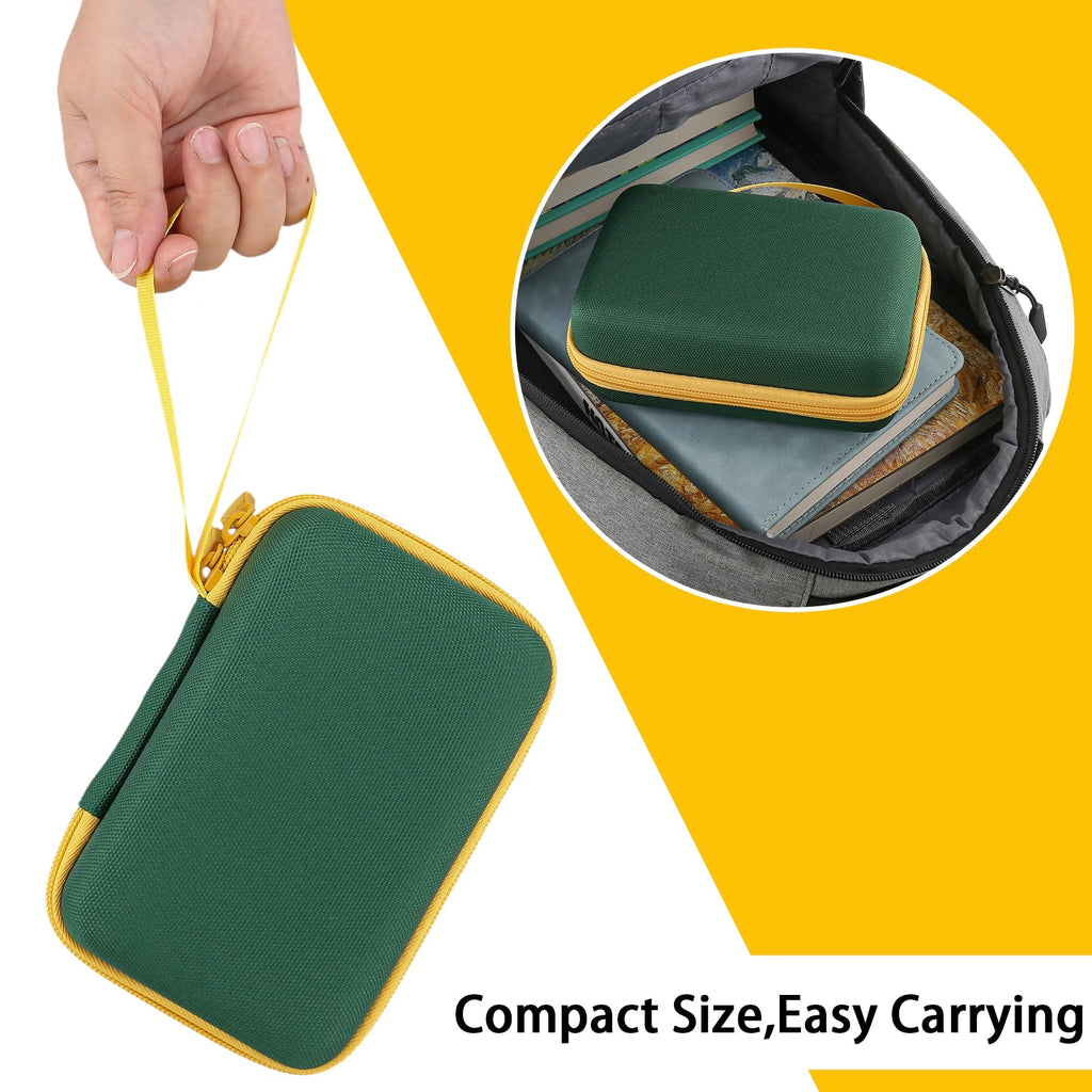 Aenllosi Hard Case for UNO Cards – Holds Up to 300 Cards, Deep Green (Case Only)