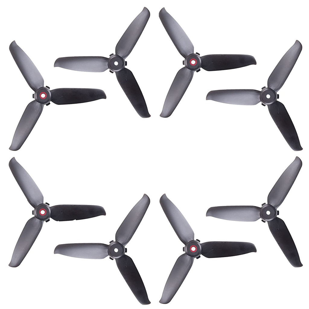 AFOIS 5328 Propellers for DJI FPV – 8-Pack (4CW+4CCW) – PC Material, Quick-Release, Black