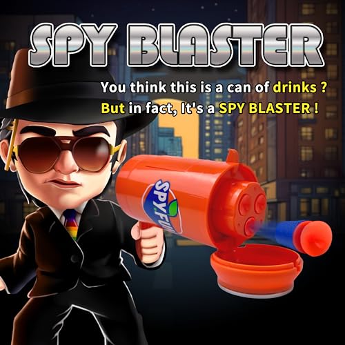 AGM MASTECH Soda Can Foam Dart Blaster – Transforming Novelty with 30 Darts & 3 Targets