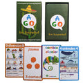 AGO en Español 2 Deluxe Edition: Spanish Learning Card Game with 36 Illustrated Questions – Boost Vocabulary & Grammar Through Conversation