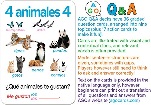 AGO En Español Card Game – Fun Spanish Conversation Practice for Beginners