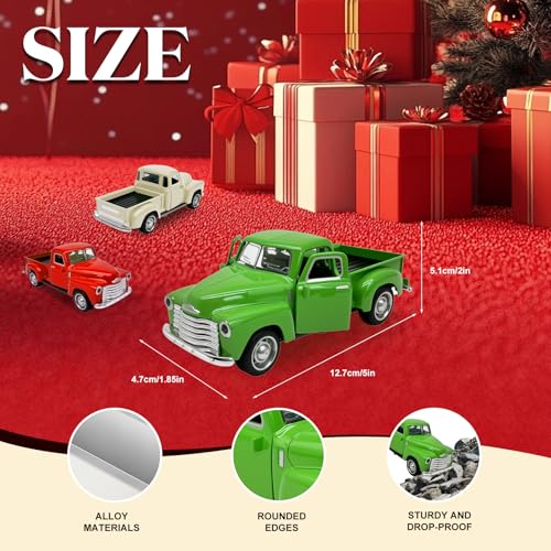 AGSIXZLAN 1:32 Alloy Pull-Back Truck Toy for Toddlers Ages 2-8