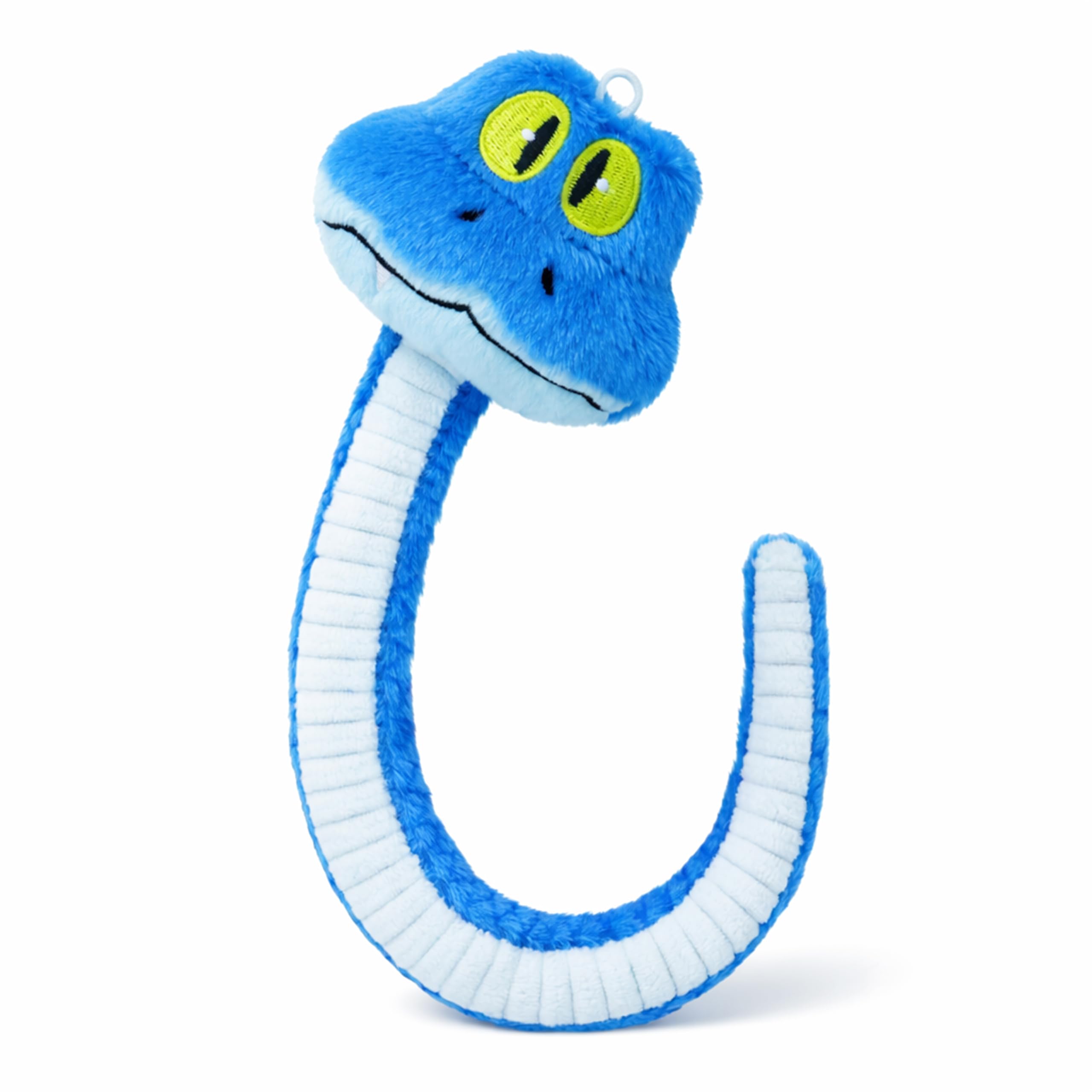 Ahlsense 11.8-Inch Cute Blue Snake Plush Toy – Soft Flexible Stuffed Animal for Kids and Snake Lovers