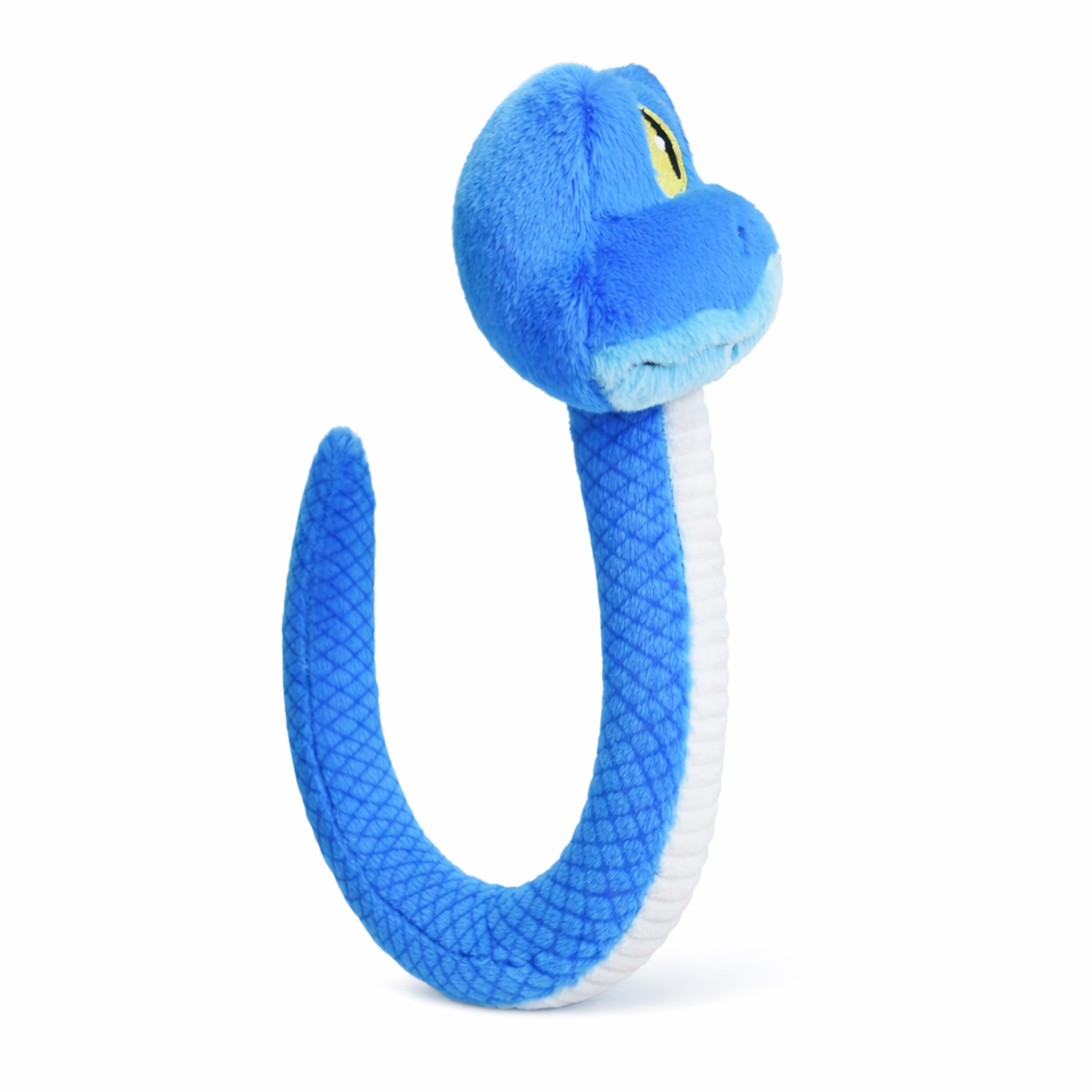 Ahlsense 11.8-Inch Cute Blue Snake Plush Toy – Soft Flexible Stuffed Animal for Kids and Snake Lovers
