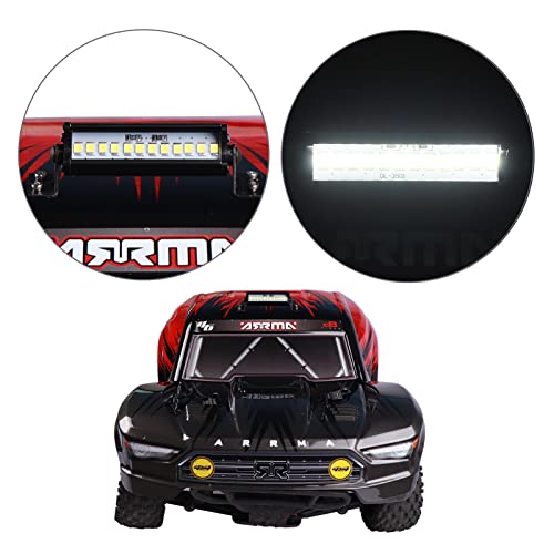 AIMROCK 55mm RC Car Light Bar 12LED Roof Lamp Kit for 1/10 Slash Stampede Rustler TRX-4 SCX10