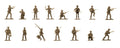 Airfix A00763V WWII British Infantry Figures - 48 Unpainted 1:76 Scale Plastic Soldiers for Dioramas and Wargaming