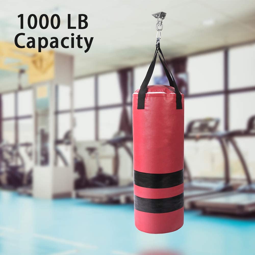 Aisto Heavy Duty Swing Hanger 360° Swivel: 304 Stainless Steel, Locknut Design, 1000 lb Capacity for Wood & Concrete