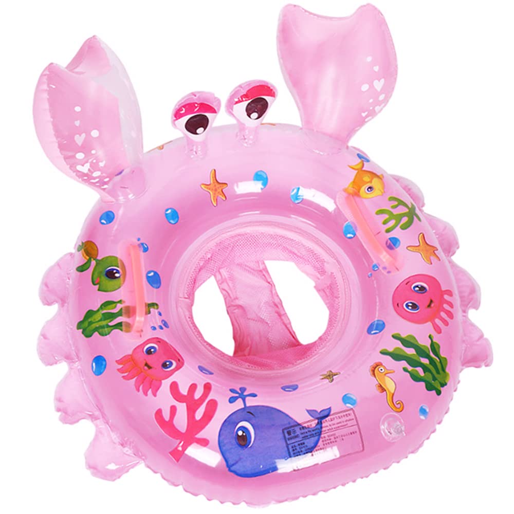 AIYUENCICI Inflatable Baby Swim Float with Handles – Cute Animal Design for Toddlers 8-48 Months (Up to 40 lbs)