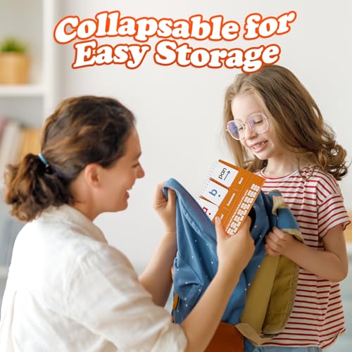 Aizweb CVC Word Games for Kindergarten – Phonics Flash Cards with 70 Cards & 40 Pictures, Learn to Read Spelling Toy