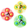 ALASOU 3-Piece Suction Cup Spinner Toy Set for Toddlers 1-3 Years