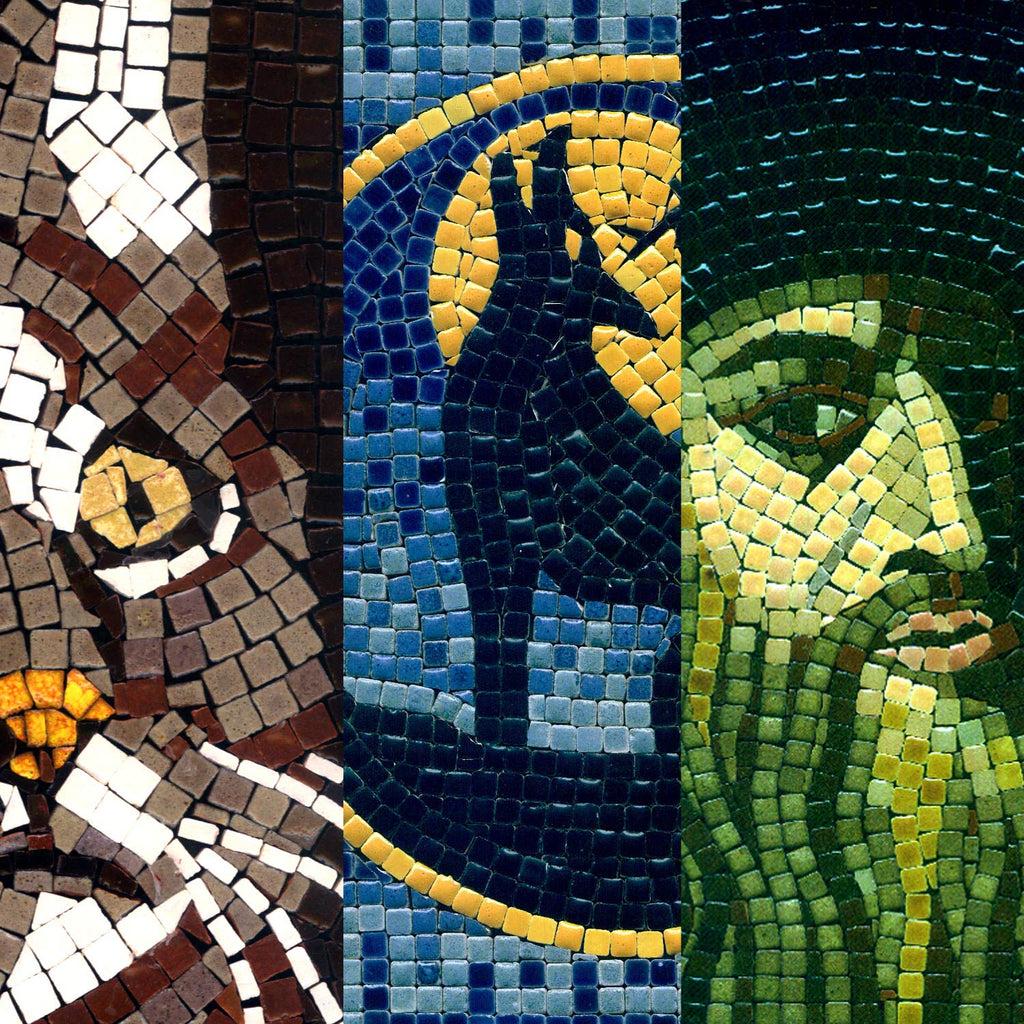 ALEA Mosaic Handmade Ceramic Tiles – 1000 Pieces, 20 Colors, 5x5x3mm for Art and Crafts