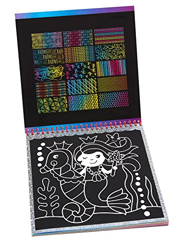 ALEX Toys Scra-ffiti So Cute Scratch Art Pad – 19 Pages + Stickers for Kids Ages 5+