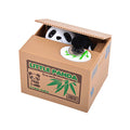 ALIMITOPIA Panda Vocal Mischief Money Box – Stealing Coin Piggy Bank (40 Coin Capacity)