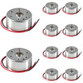 Alinan 10-Pack Mini DC Motors 3V-12V 1500-6500 RPM for DIY STEM Projects