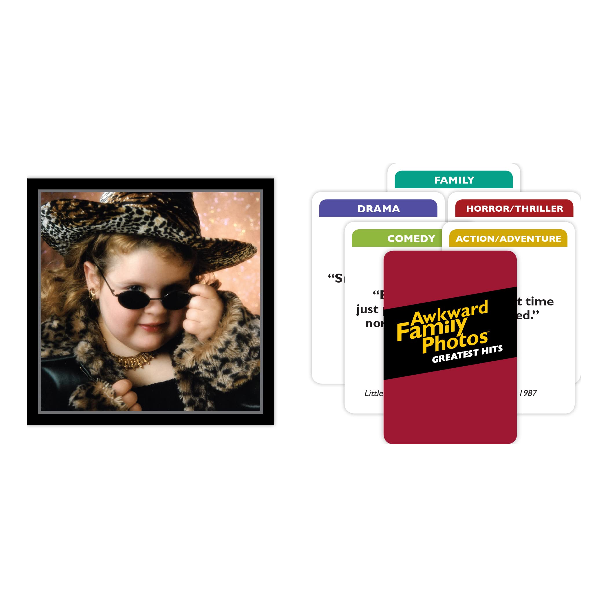 All Things Equal Awkward Family Photos: Greatest Hits Expansion #1 Card Game - 40 New Pictures with 100 Movie Lines