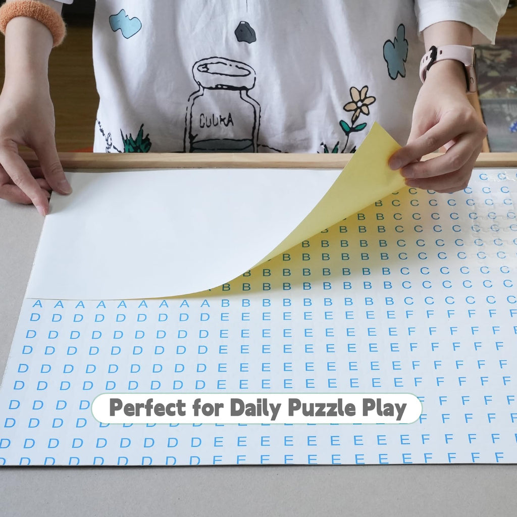 ALL4JIG Puzzle Saver 24-Pack – Self-Adhesive Glue Sheets for 500-3000 Piece Puzzles