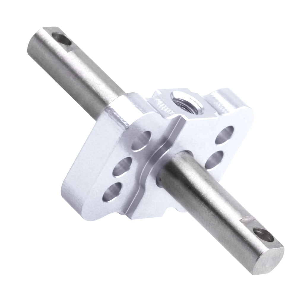 AllinRC Aluminum Differential Locker Spool for Traxxas 2WD 1/10 Scale RC Cars (Silver)