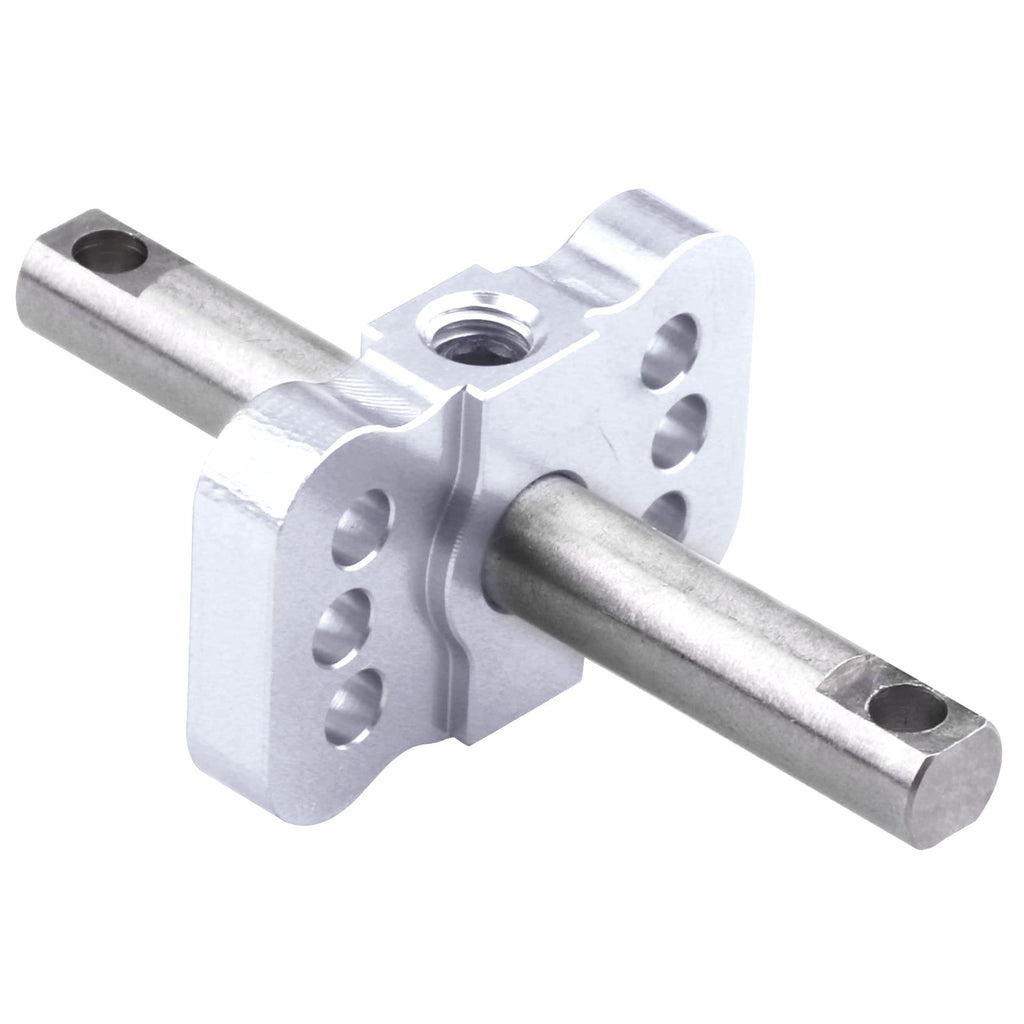 AllinRC Aluminum Differential Locker Spool for Traxxas 2WD 1/10 Scale RC Cars (Silver)