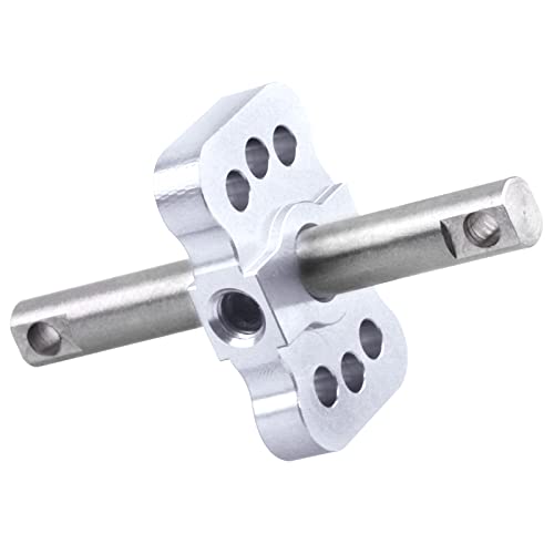 AllinRC Aluminum Differential Locker Spool for Traxxas 2WD 1/10 Scale RC Cars (Silver)