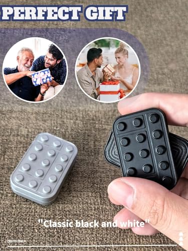 Alloy Black Fidget Slider – Infinite Magnetic Glide for Focus and Anxiety Relief