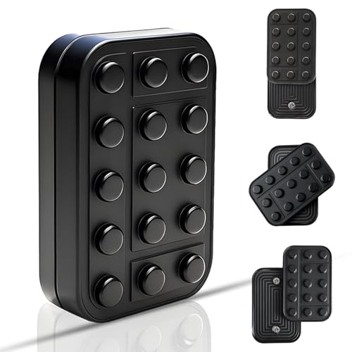 Alloy Black Fidget Slider – Infinite Magnetic Glide for Focus and Anxiety Relief