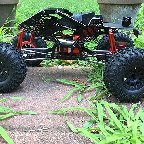 Alloy Chassis Lift Plate Set for Axial SCX10 1/10 RC Crawler – Black Droop Kit