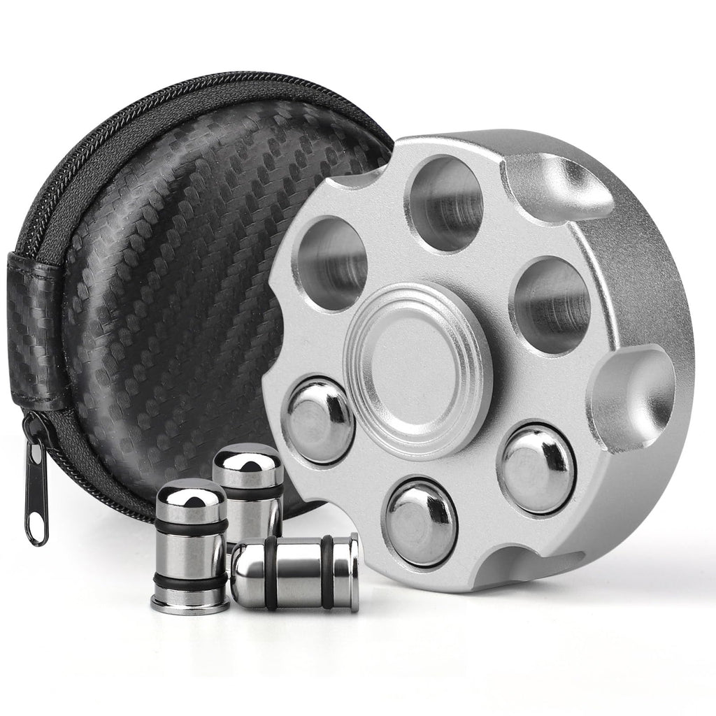 Alloy Metal Fidget Spinner by Amarlozn – Detachable Handheld Toy for Stress Relief with R188 Bearing