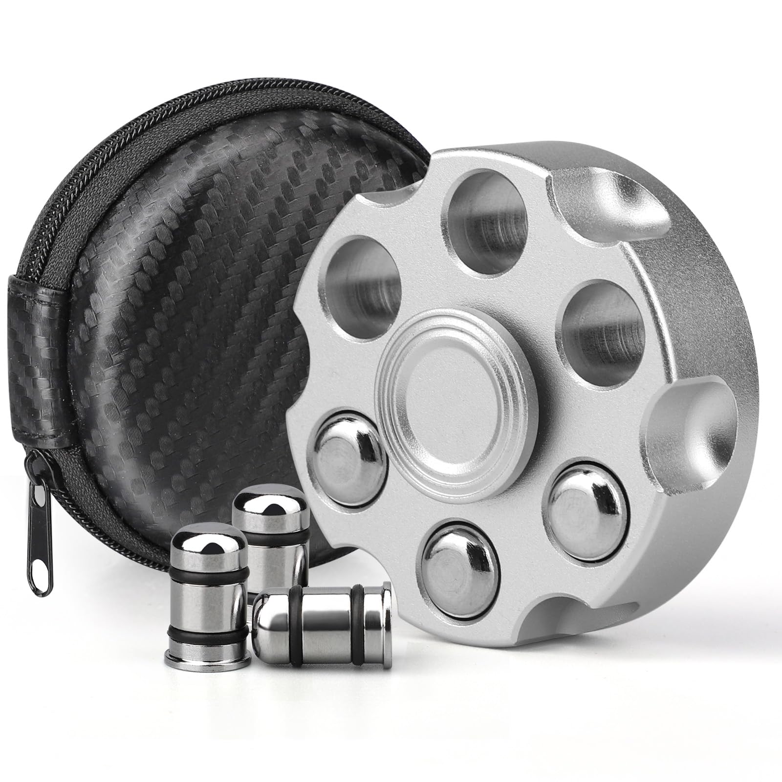 Alloy Metal Fidget Spinner by Amarlozn – Detachable Handheld Toy for Stress Relief with R188 Bearing