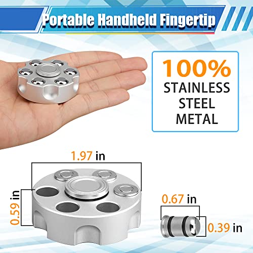 Alloy Metal Fidget Spinner by Amarlozn – Detachable Handheld Toy for Stress Relief with R188 Bearing