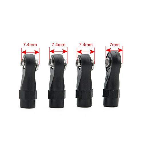Alloy Rear Anti-Sway Bar Set for 1/10 RC Axial Wraith RR10 Bombers (Black) by Benedict Harry