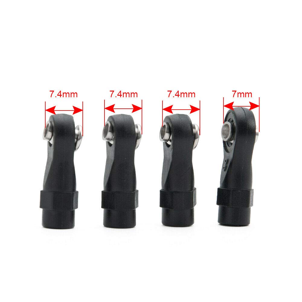 Alloy Rear Anti-Sway Bar Set for 1/10 RC Axial Wraith RR10 Bombers (Black) by Benedict Harry
