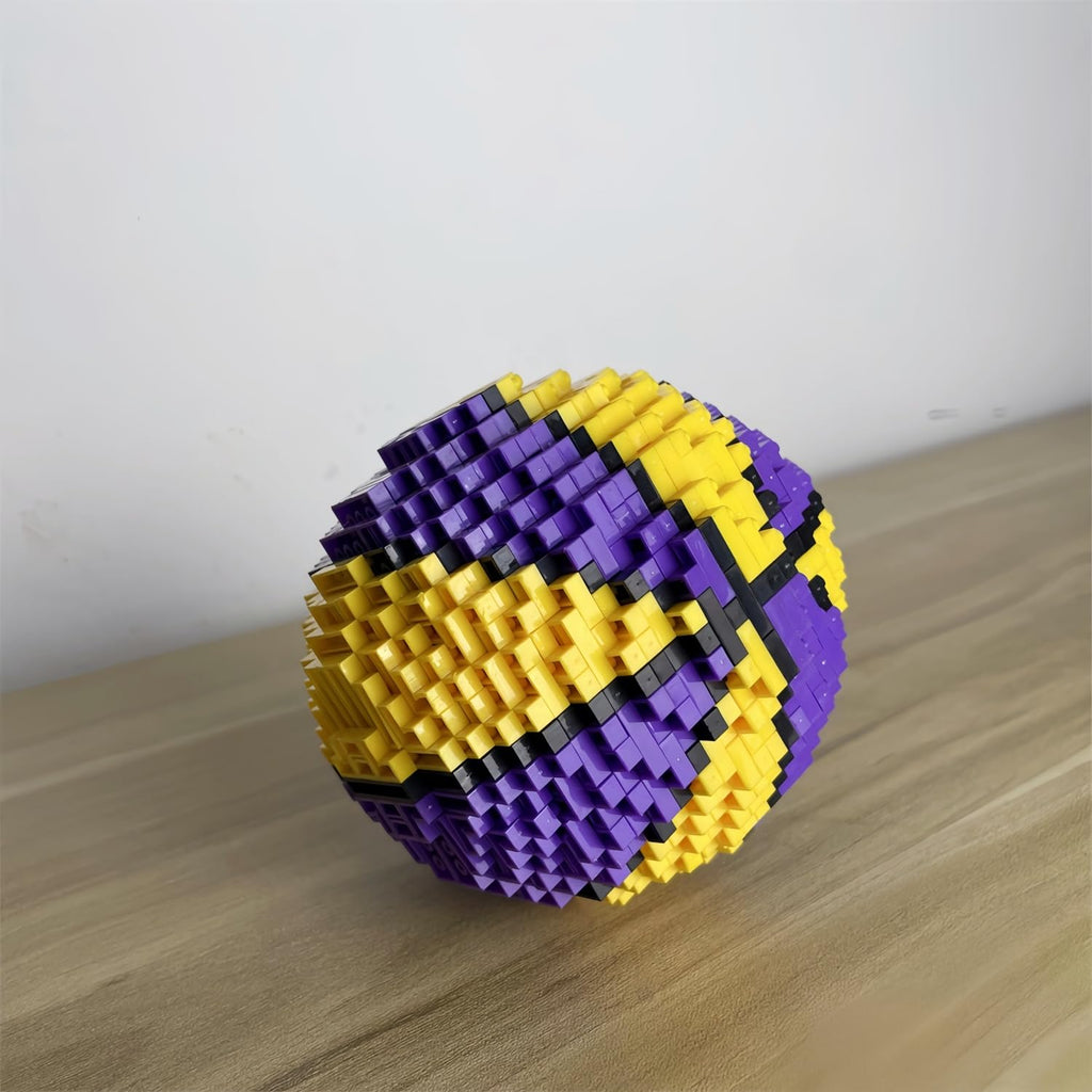 alltogetho Mini Basketball Building Set - 900+ Micro Bricks STEM Toy for Adults, Office Decor, Sports Lovers Gift