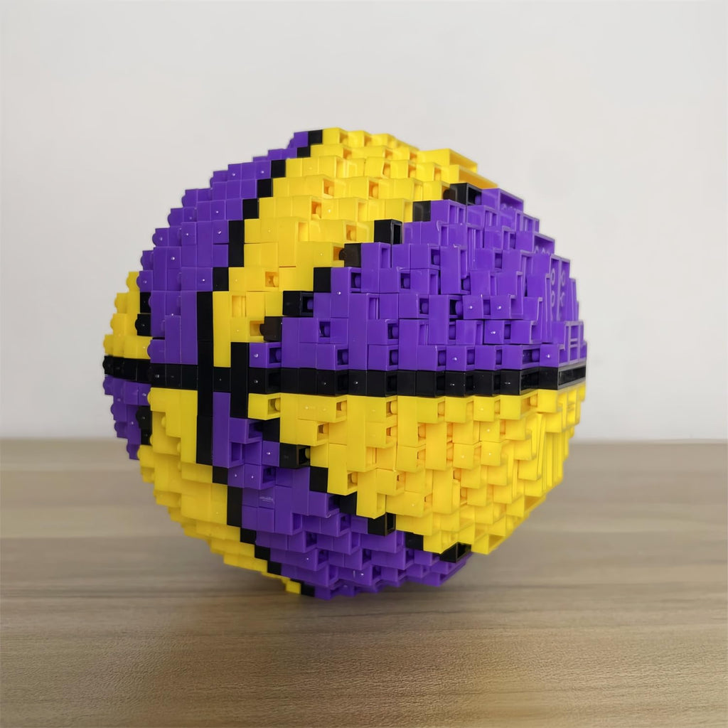 alltogetho Mini Basketball Building Set - 900+ Micro Bricks STEM Toy for Adults, Office Decor, Sports Lovers Gift