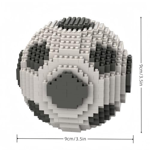 alltogetho Mini Football Building Set – 900+ Micro Blocks Soccer Model for Desk Decor