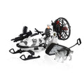 Alpine Assault Play Set – 11-Piece Army Snowmobile Toy with Poseable Soldier & Accessories for Kids 3+